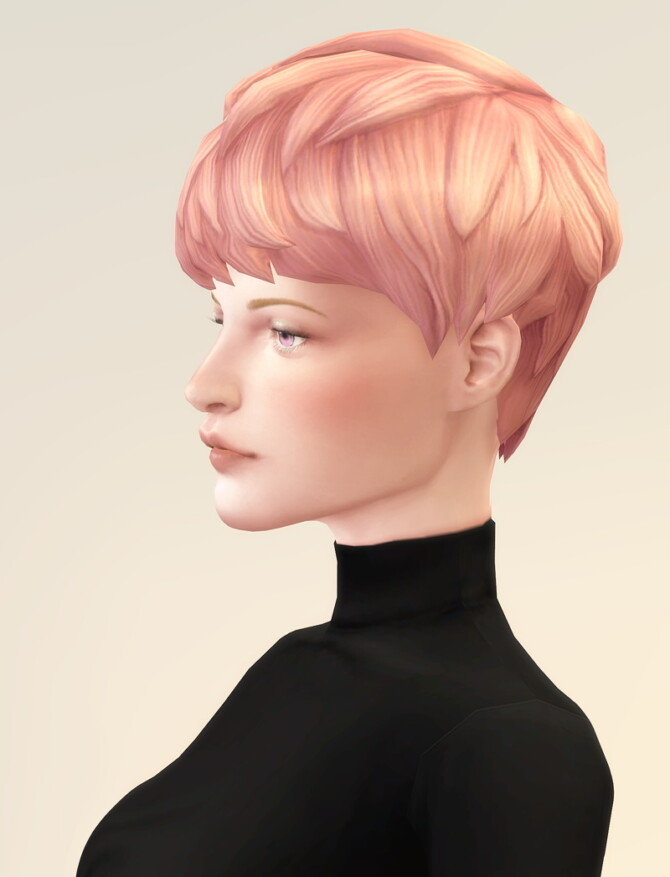 Sims 4 Diana Hair 3 at Rusty Nail