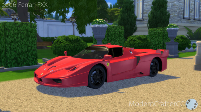 Sims 4 2006 Ferrari FXX at Modern Crafter CC