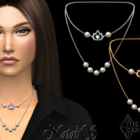 Lotus Double Chain Necklace By Natalis