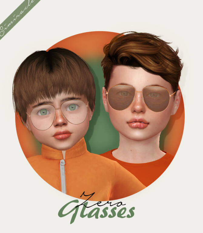 Sims 4 ZER0 Glasses at Simiracle