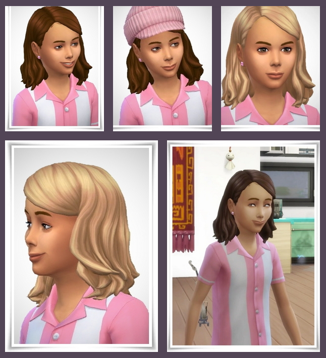 Sims 4 Florike Kids Hair at Birksches Sims Blog