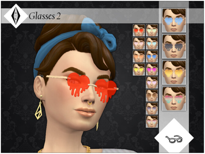 Sims 4 Glasses 2 by AleNikSimmer at TSR
