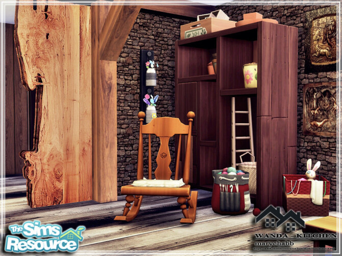 Sims 4 WANDA Kitchen by marychabb at TSR