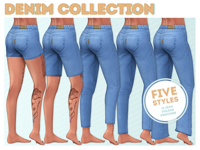 Sims 4 Solis Denim Collection by Solistair at TSR