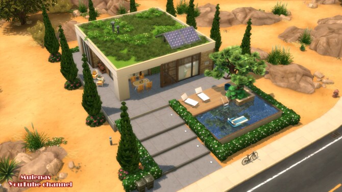 Sims 4 Light modern home at Sims by Mulena