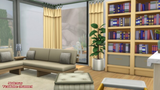 Sims 4 Light modern home at Sims by Mulena