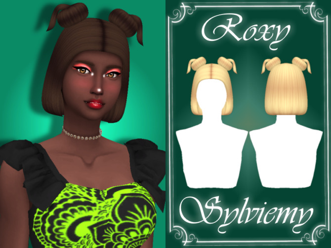 Sims 4 Roxy Hairstyle by Sylviemy at TSR