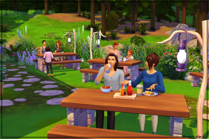 Sims 4 Evergreen Grill & Go at Strenee Sims