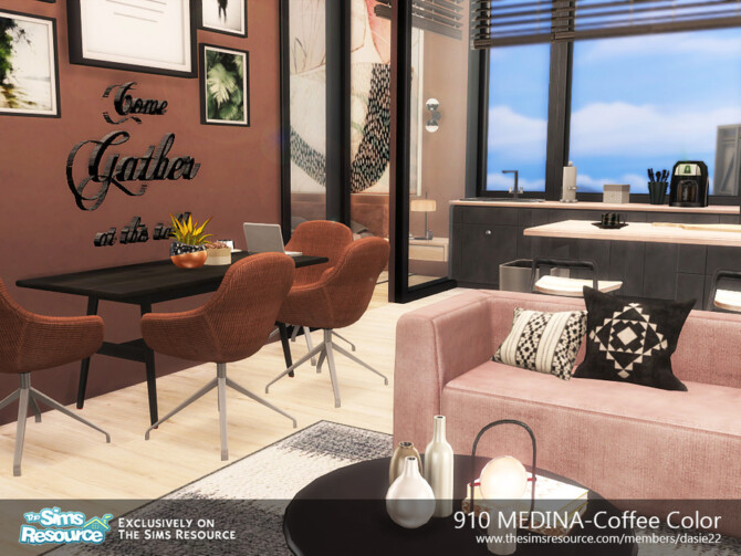 Sims 4 910 MEDINA Coffee Color by dasie2 at TSR