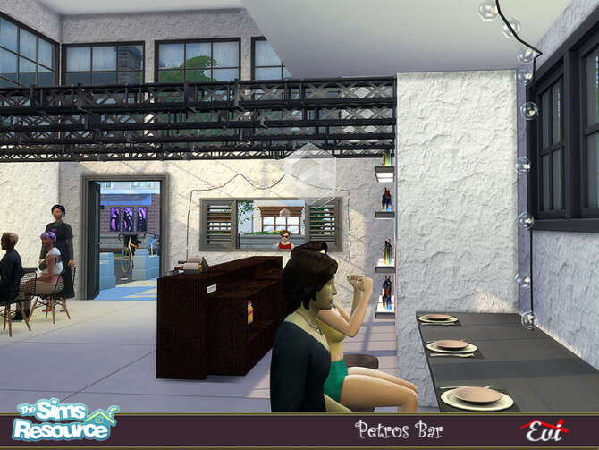 Sims 4 Petros Bar by evi at TSR