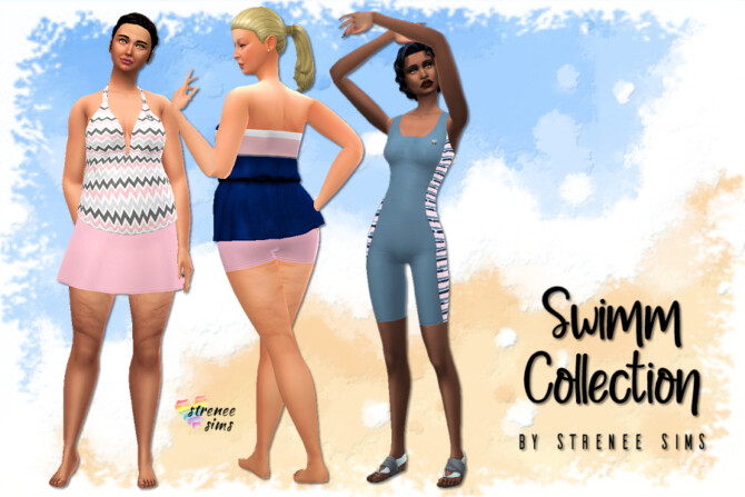 Sims 4 Swimm Collection at Strenee Sims