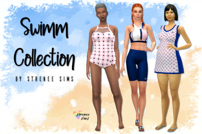 Sims 4 Swimm Collection at Strenee Sims