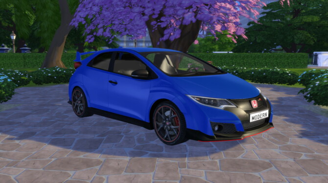 Sims 4 2015 Honda Civic Type R at Modern Crafter CC