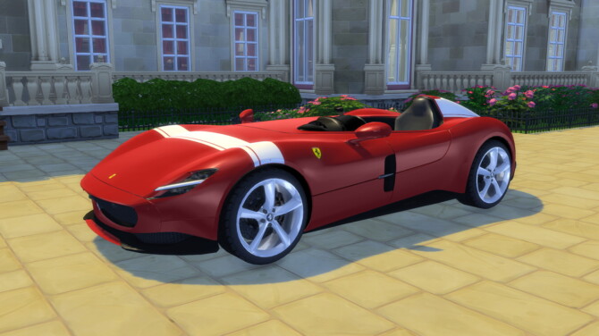 Sims 4 2019 Ferrari Monza SP1 at LorySims