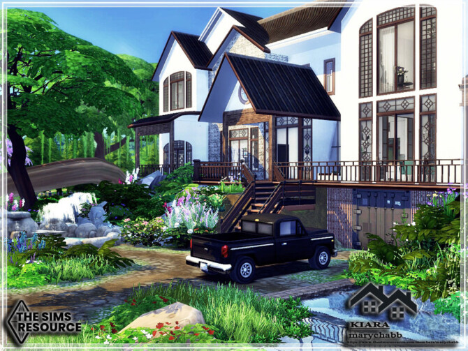 Sims 4 KIARA house by marychabb at TSR