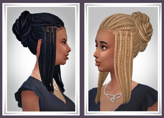 Sims 4 Rasta Bun Hair at Birksches Sims Blog