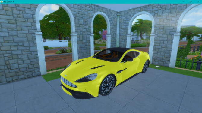 Sims 4 2013 Aston Martin Vanquish at LorySims