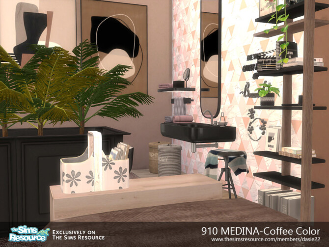 Sims 4 910 MEDINA Coffee Color by dasie2 at TSR