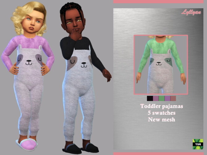 Sims 4 Toddler Pajamas Cute by LYLLYAN at TSR