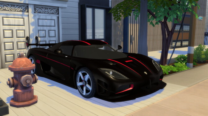 Sims 4 2016 Koenigsegg Agera RS at Modern Crafter CC