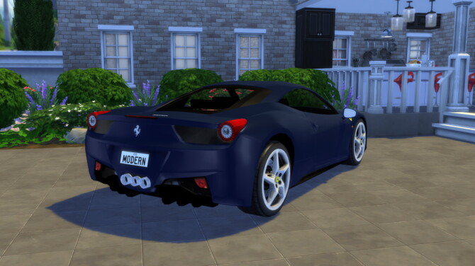 Sims 4 2010 Ferrari 458 Italia at Modern Crafter CC