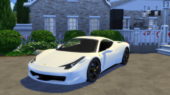 Sims 4 2010 Ferrari 458 Italia at Modern Crafter CC