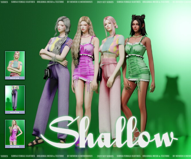 Sims 4 Shallow set at NEWEN