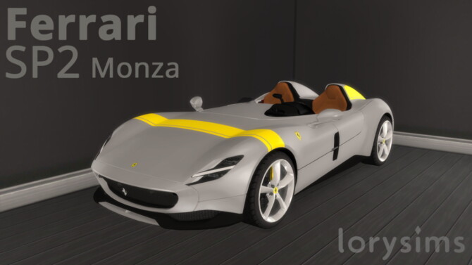 Sims 4 2019 Ferrari Monza SP2 at LorySims