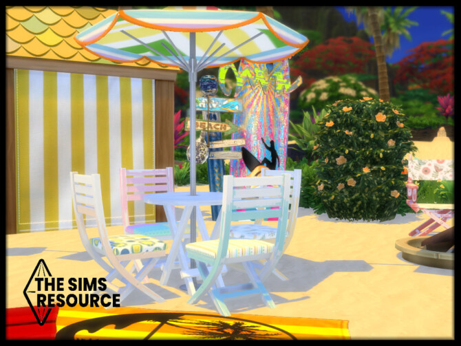 Sims 4 Living It Up Outdoor set by seimar8 at TSR