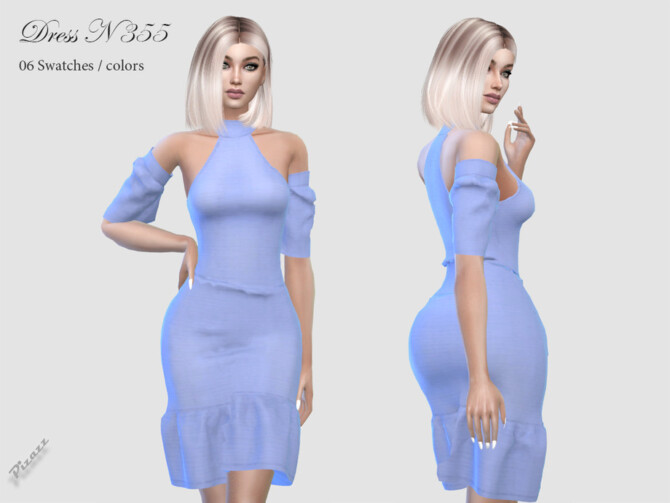Sims 4 DRESS N 355 by pizazz at TSR