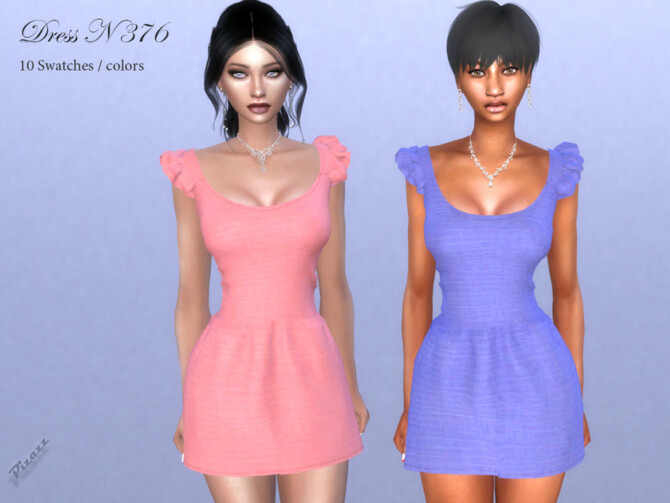 Sims 4 DRESS N 376 by pizazz at TSR