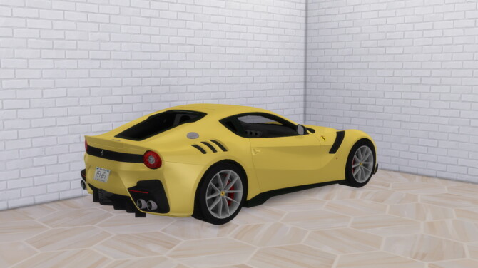 Sims 4 2016 Ferrari F12tdf at Modern Crafter CC