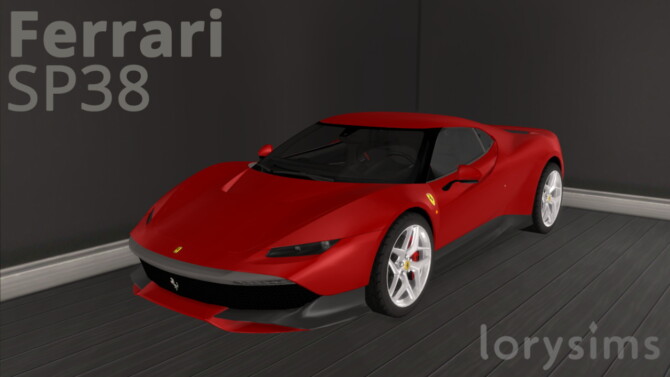 Sims 4 2018 Ferrari SP30 Deborah at LorySims