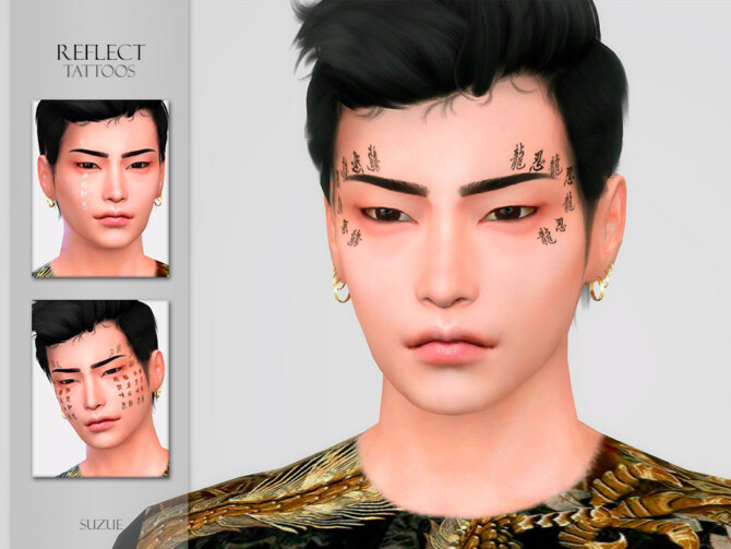 Sims 4 Reflect Tattoos by Suzue at TSR