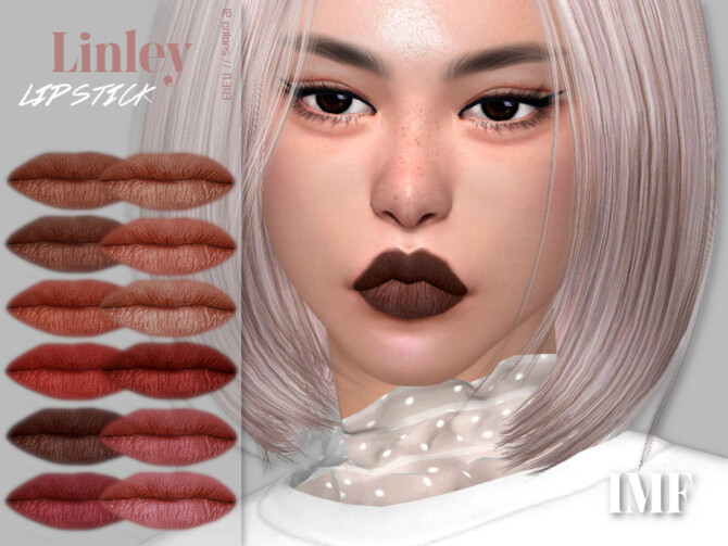 Sims 4 IMF Linley Lipstick N.343 by IzzieMcFire at TSR