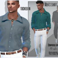 Men’s Shirt Tucked In By Sims House