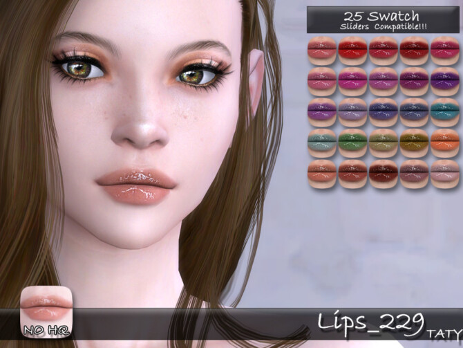Sims 4 Lips 229 by tatygagg at TSR