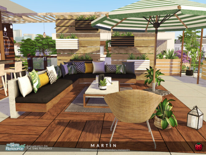Sims 4 Martin terrace by melapples at TSR