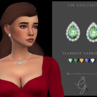 Teardrop Earrings By Glitterberryfly