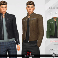 M Leather Jacket 01 By Remaron