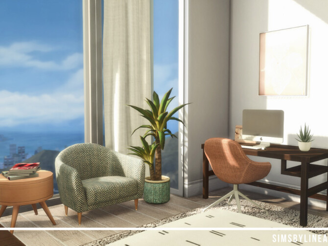 Sims 4 Contemporary Bedroom by SIMSBYLINEA at TSR