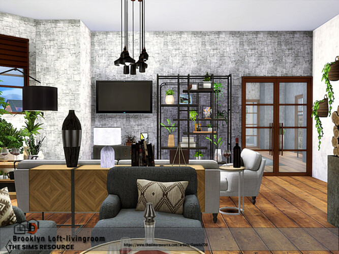 Brooklyn Loft Livingroom By Danuta720