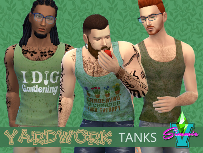 Sims 4 Yardwork Tanks by SimmieV at TSR