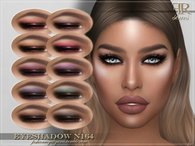 Sims 4 FRS Eyeshadow N164 by FashionRoyaltySims at TSR