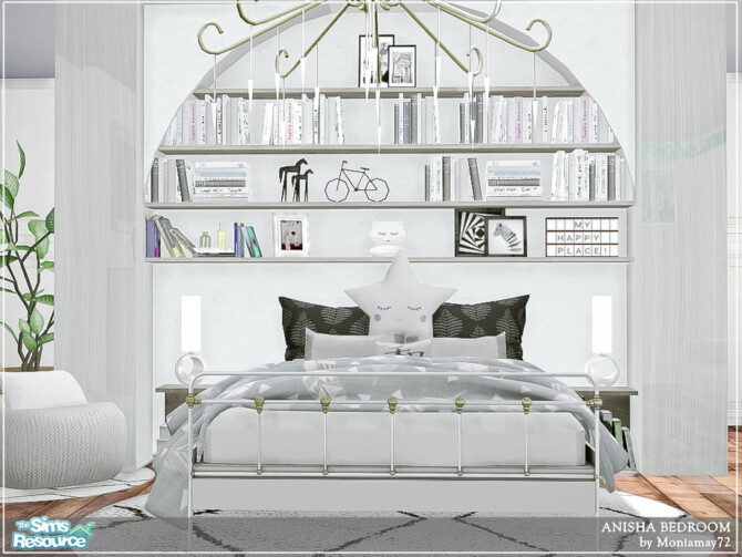 Sims 4 Anisha Bedroom by Moniamay72 at TSR