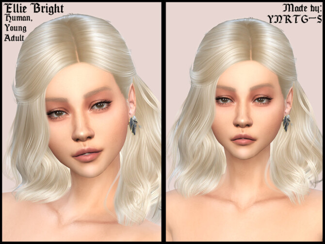 Sims 4 Ellie Bright by YNRTG S at TSR
