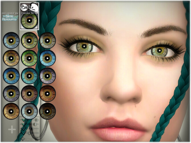 Sims 4 Natural eye colors 14 by BAkalia at TSR
