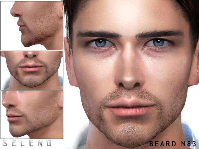 Sims 4 Beard N83 by Seleng at TSR