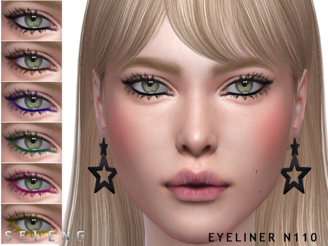 Sims 4 Eyeliner N110 by Seleng at TSR