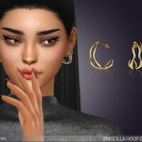 Priscilla Hoop Earrings By Feyona